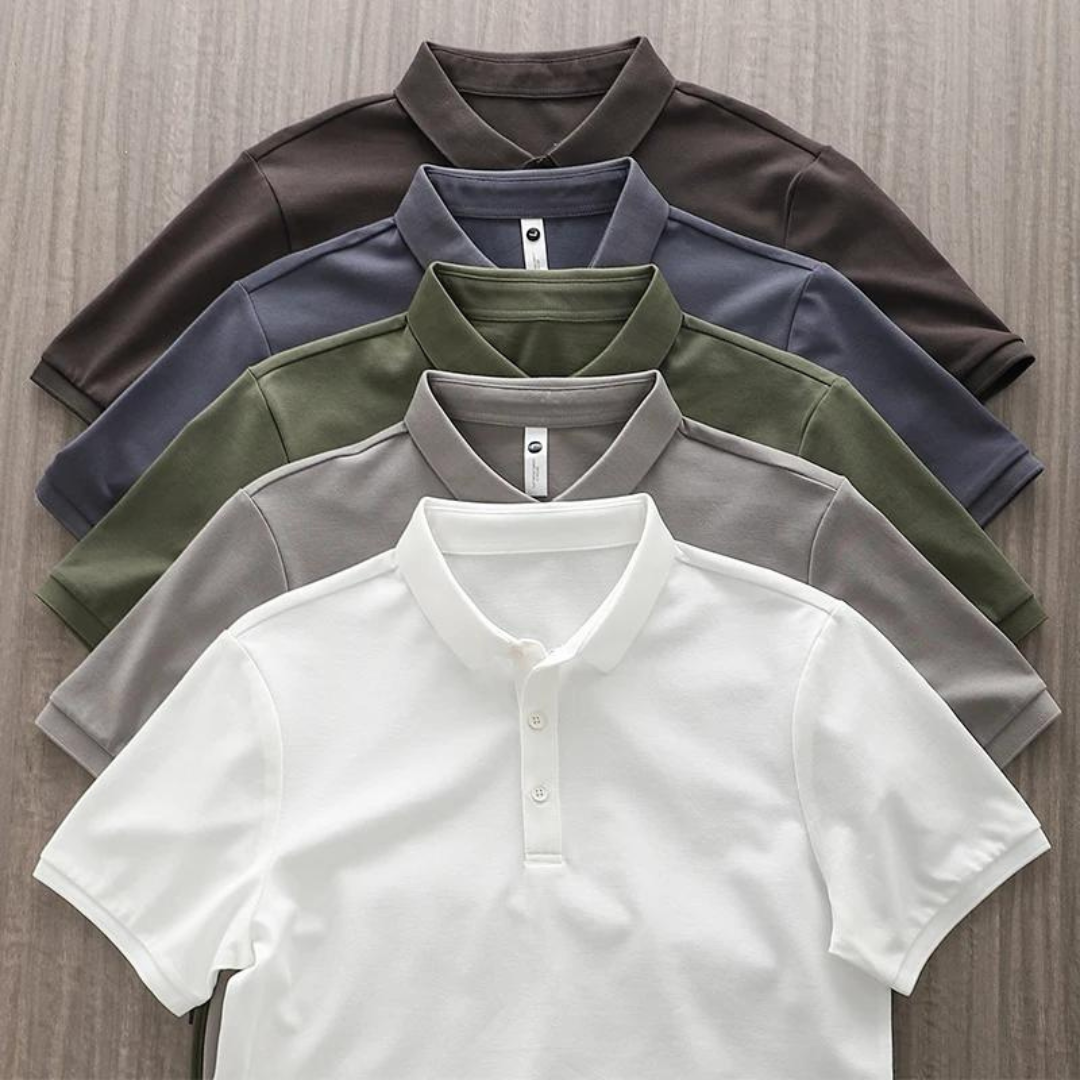 Moda™ | Premium Klassiker Baumwollpolo