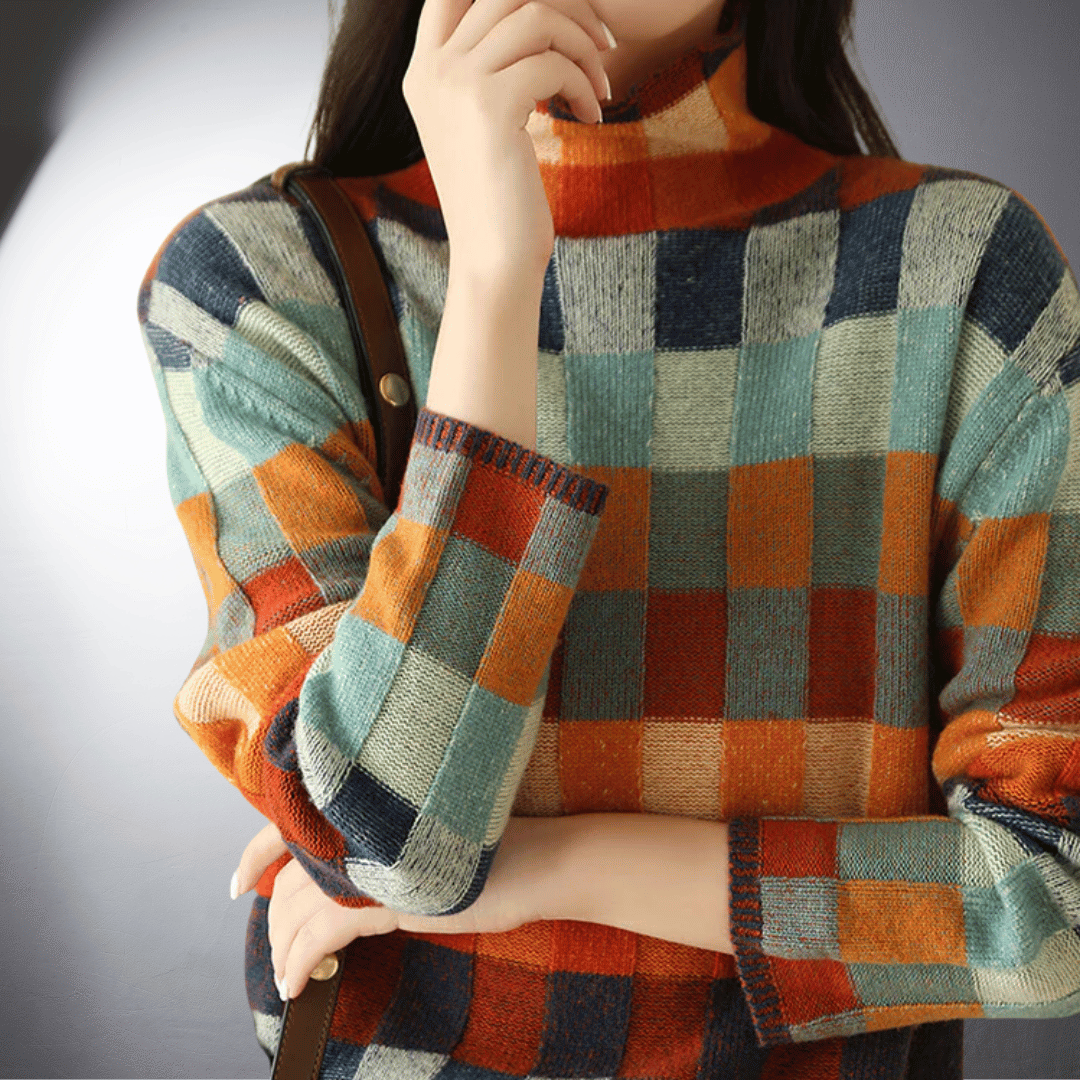 Moda™ | Veganer Pullover mit Rollkragen