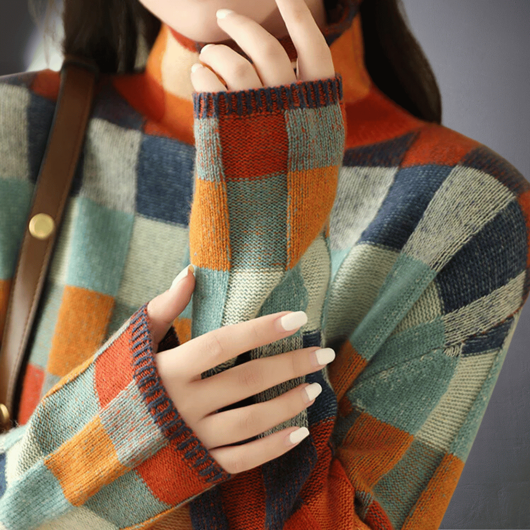 Moda™ | Veganer Pullover mit Rollkragen