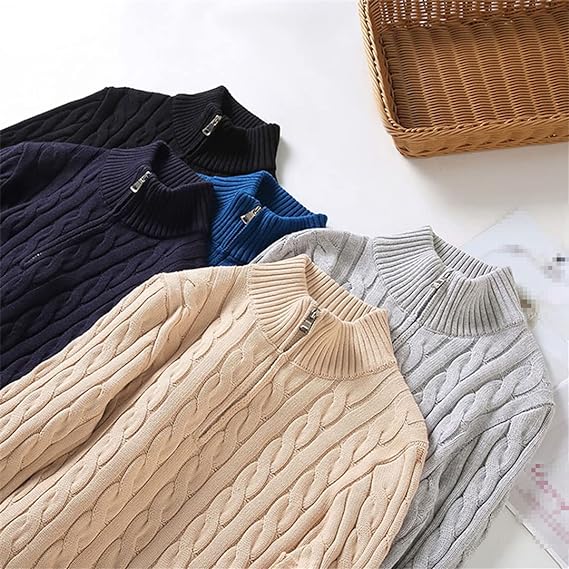 Moda™ | Eleganter Zip-Pullover für Herren