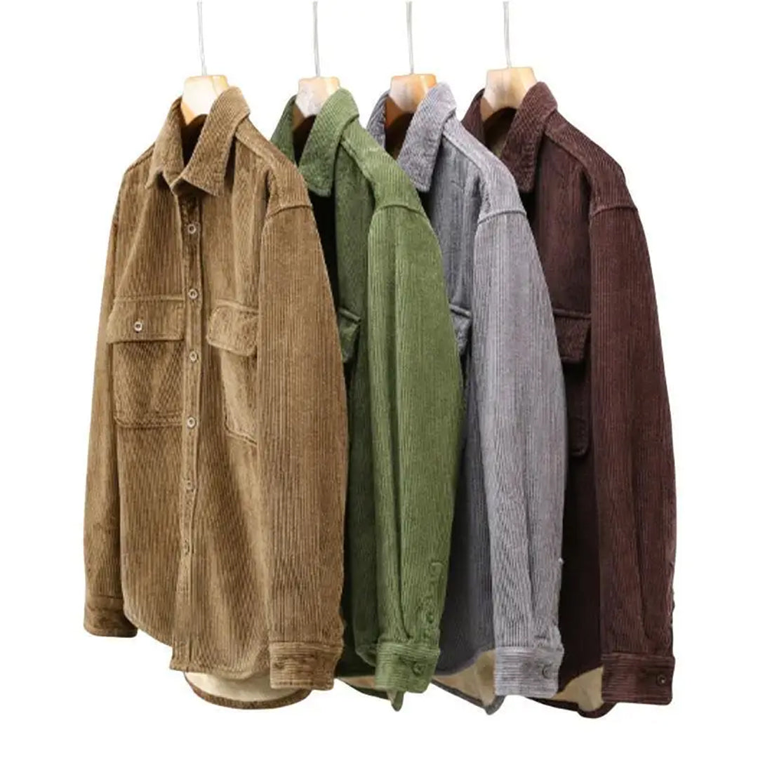 Moda™ | Stilvolles Cord-Winterhemd für Herren