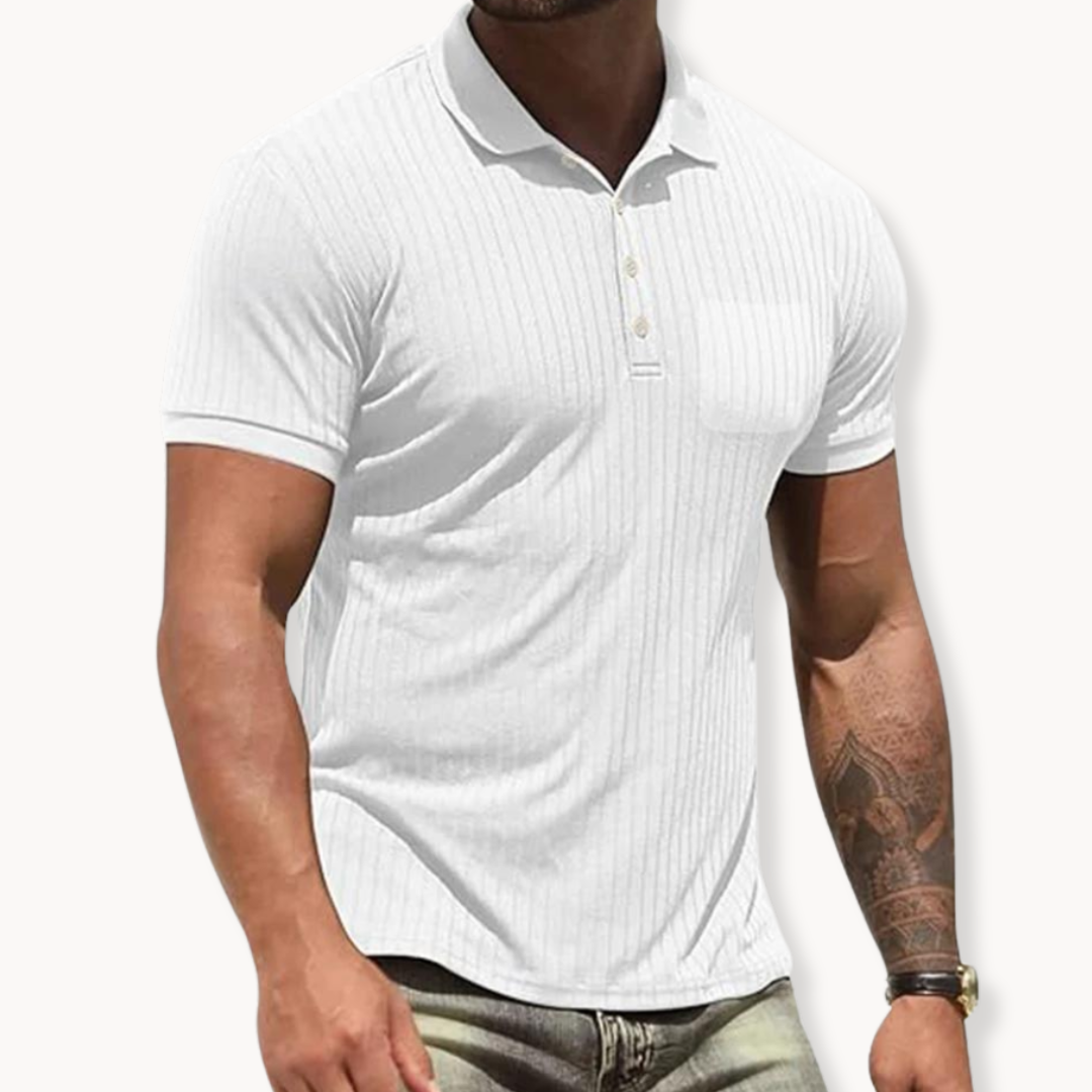 Moda™ | Raffiniertes Baumwolle Poloshirt