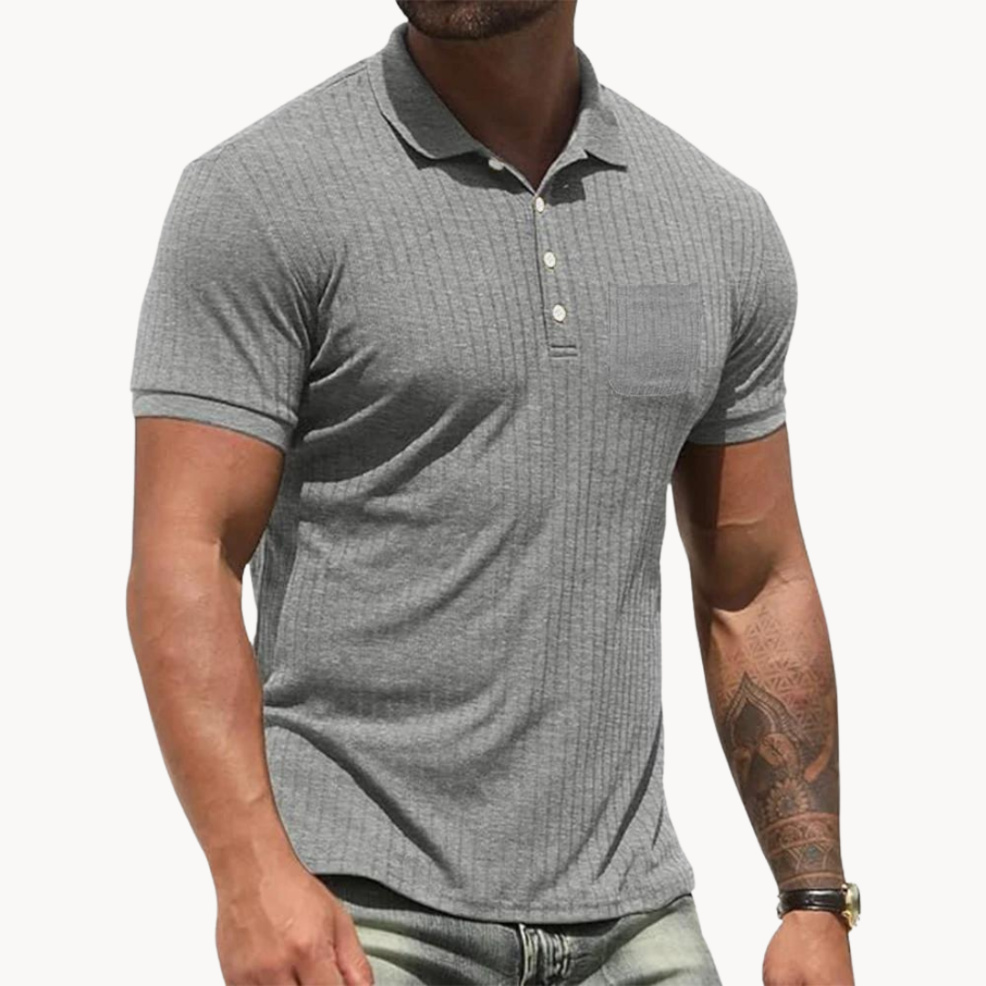 Moda™ | Raffiniertes Baumwolle Poloshirt