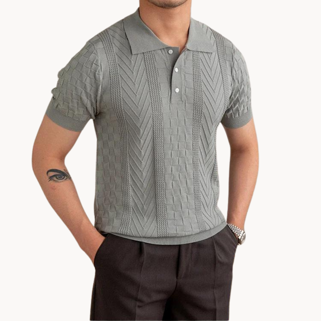 Moda™ | Jacquard Poloshirt