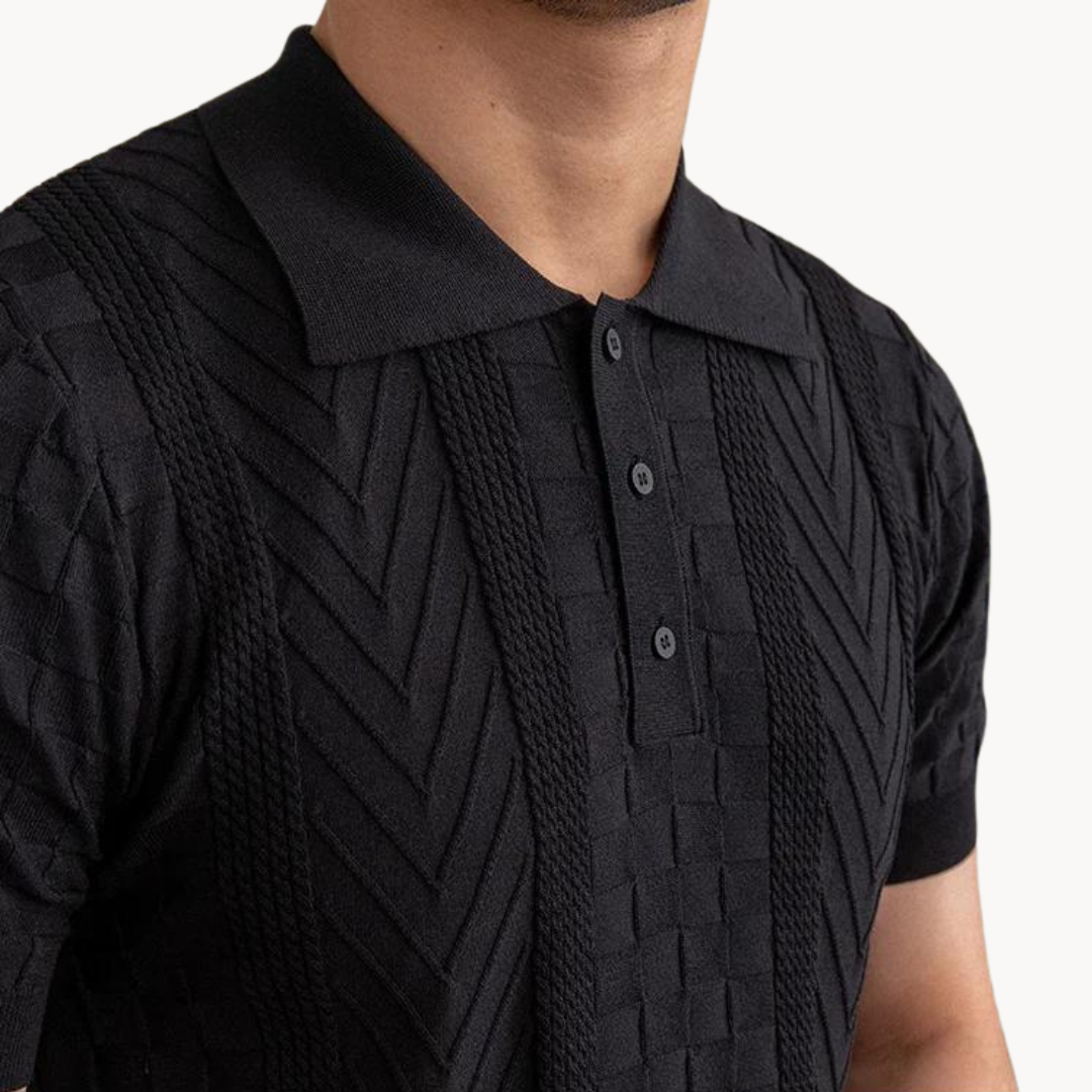 Moda™ | Jacquard Poloshirt