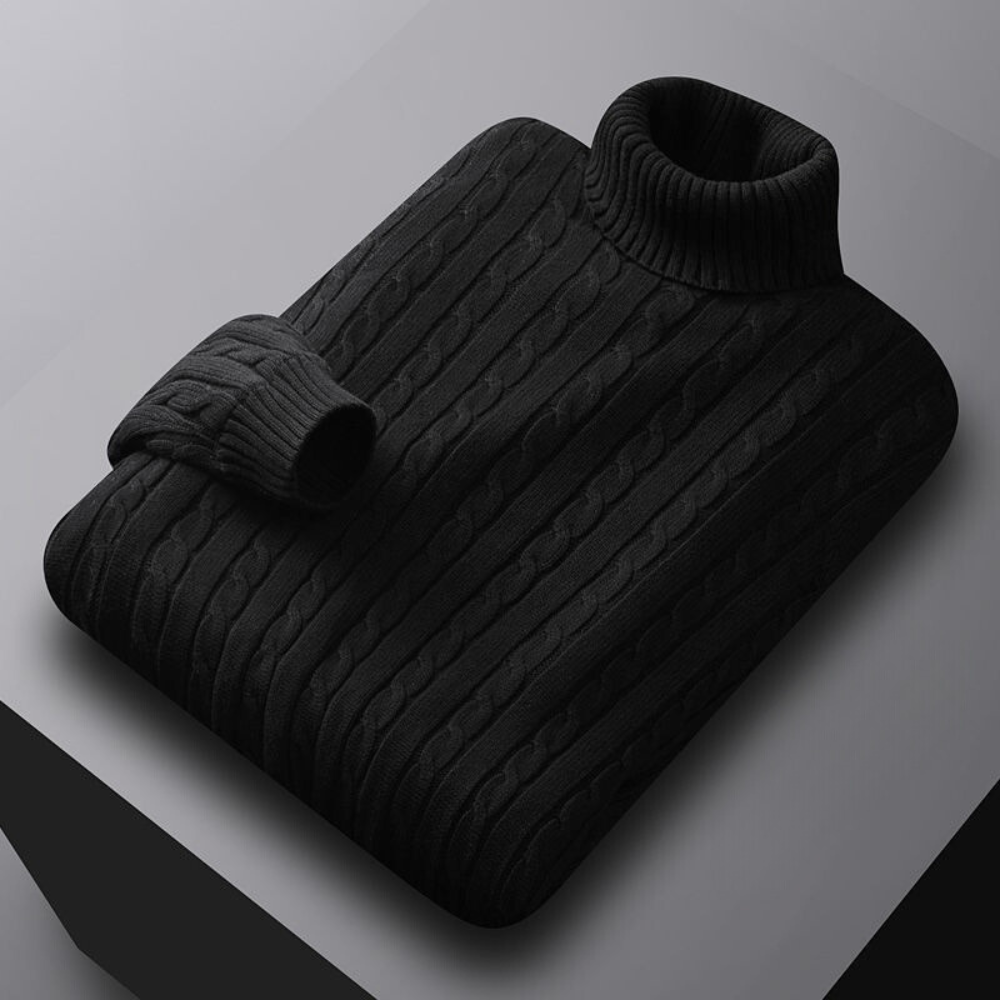 Moda™ | Stylischer Herren-Rollkragenpullover