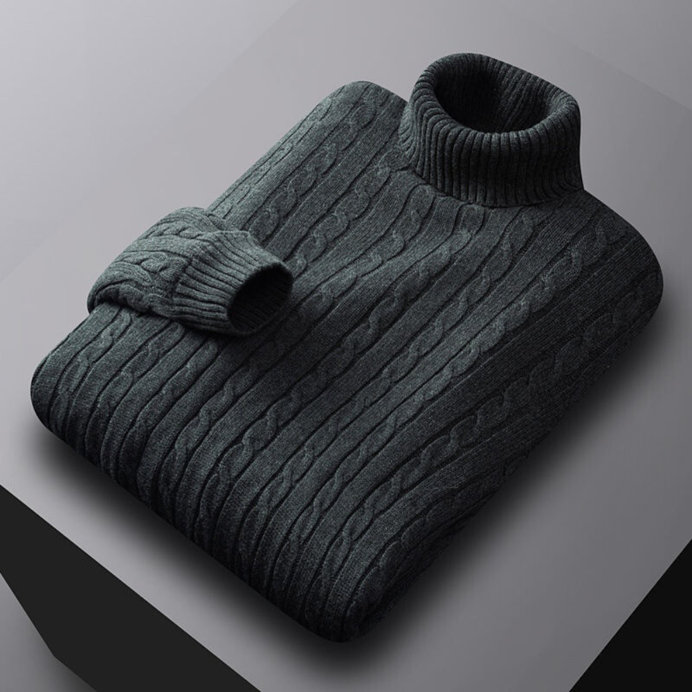 Moda™ | Stylischer Herren-Rollkragenpullover