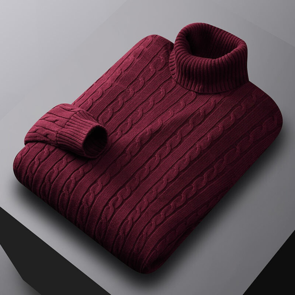 Moda™ | Stylischer Herren-Rollkragenpullover