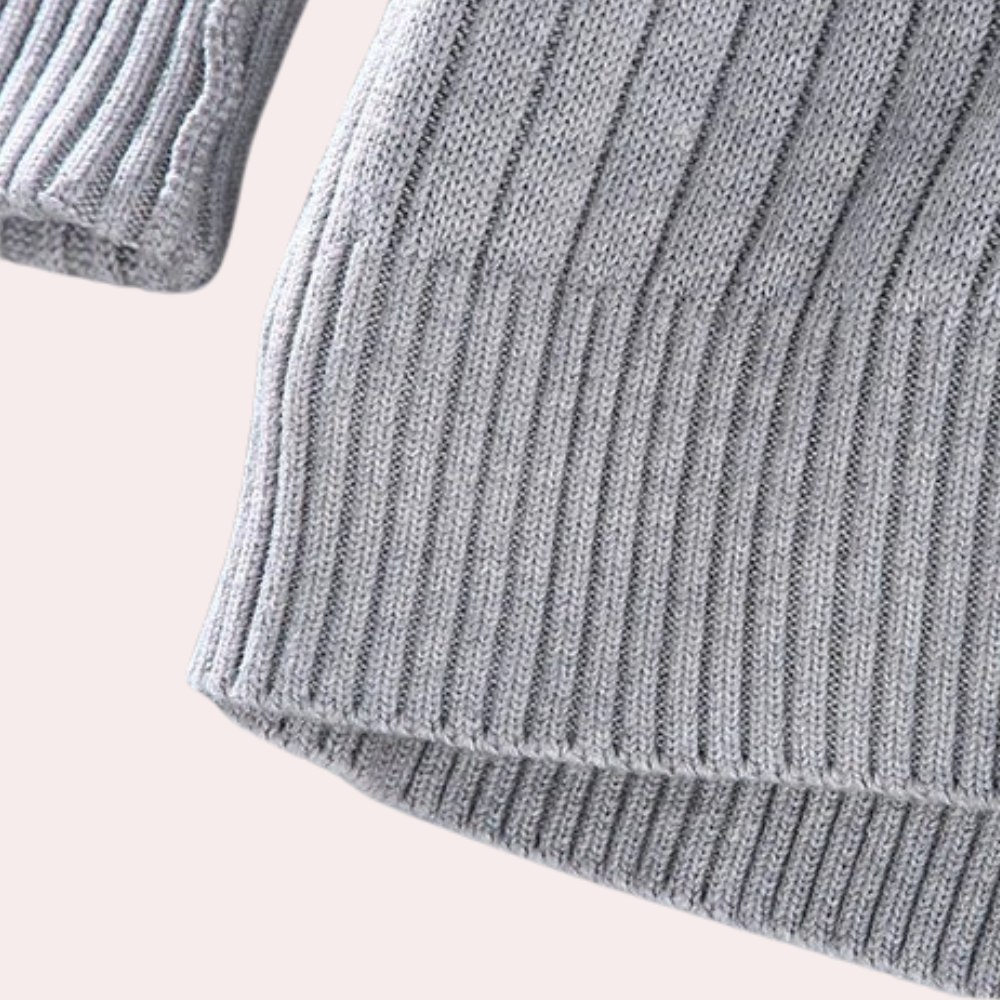 Moda™ | Stylische Strickjacke mit Reißverschluss für Herren