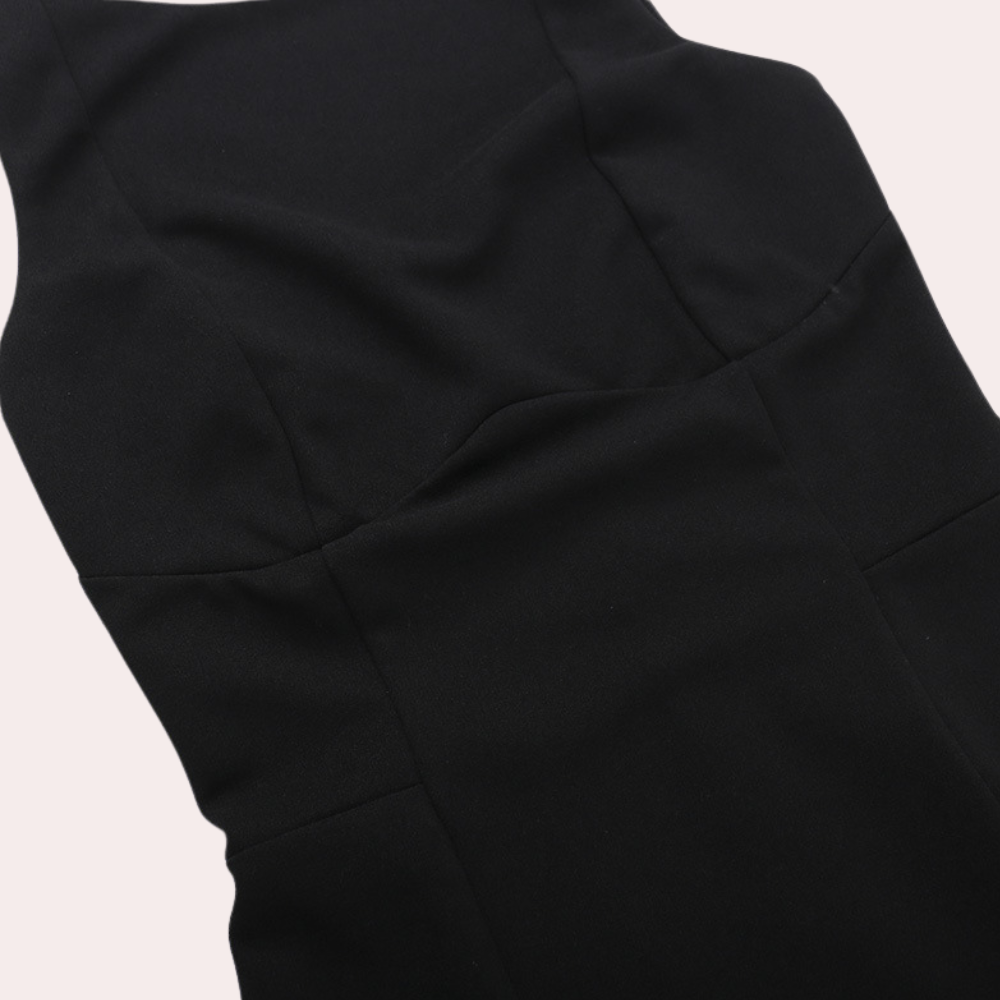 Gemma™ | Damen Minikleid mit U-Boot-Ausschnitt