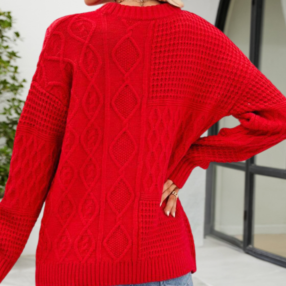 Melinda™ | Lässiger Damen-Strickpullover