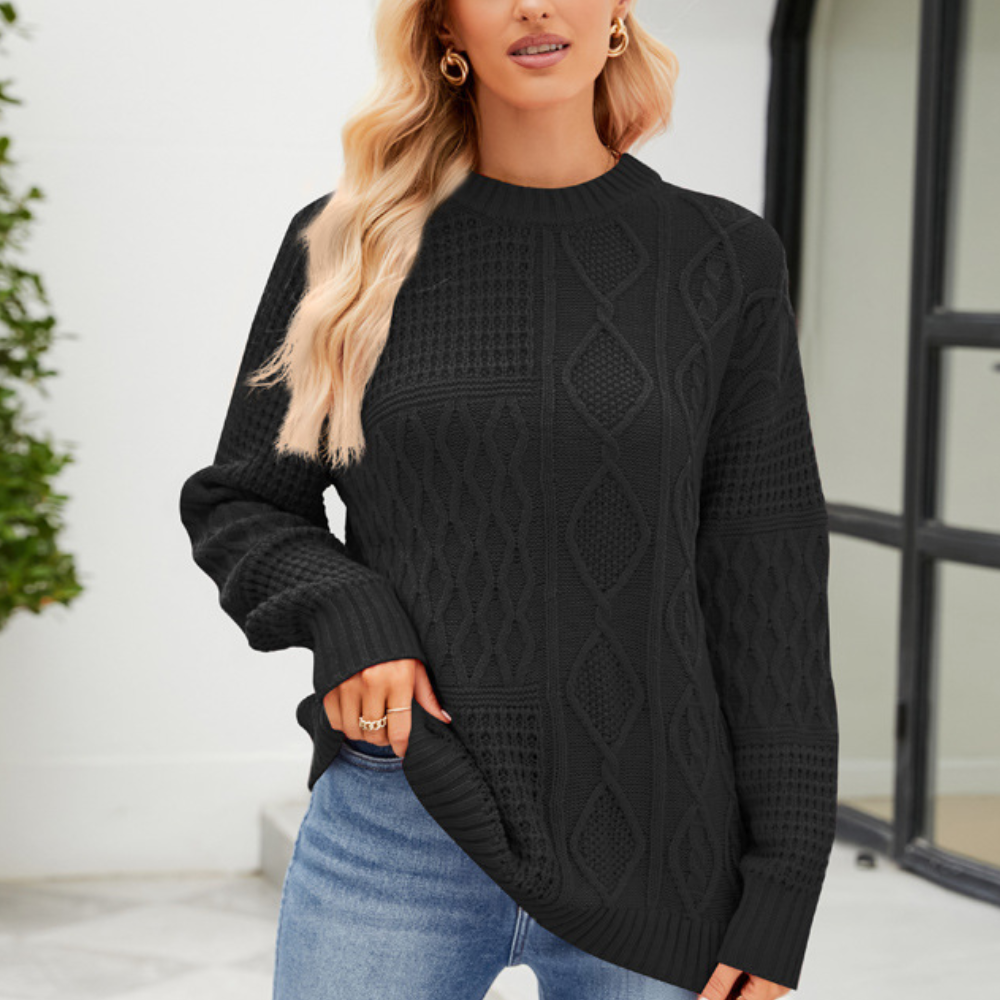 Melinda™ | Lässiger Damen-Strickpullover