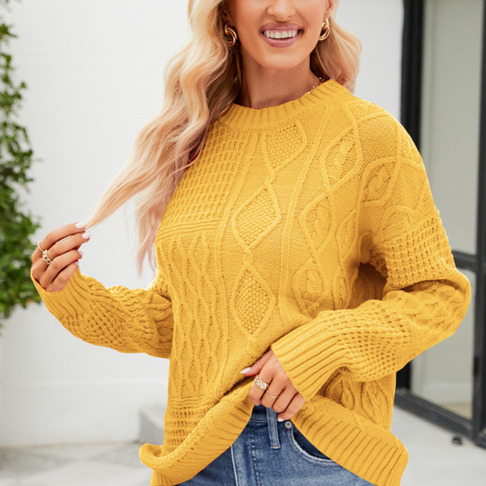 Melinda™ | Lässiger Damen-Strickpullover