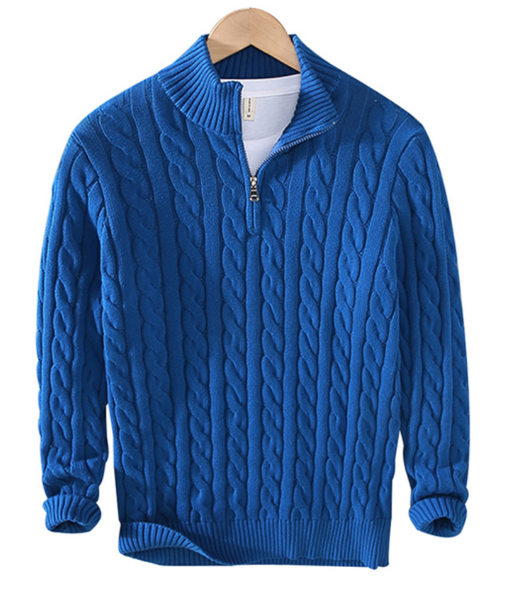 Moda™ | Eleganter Zip-Pullover für Herren
