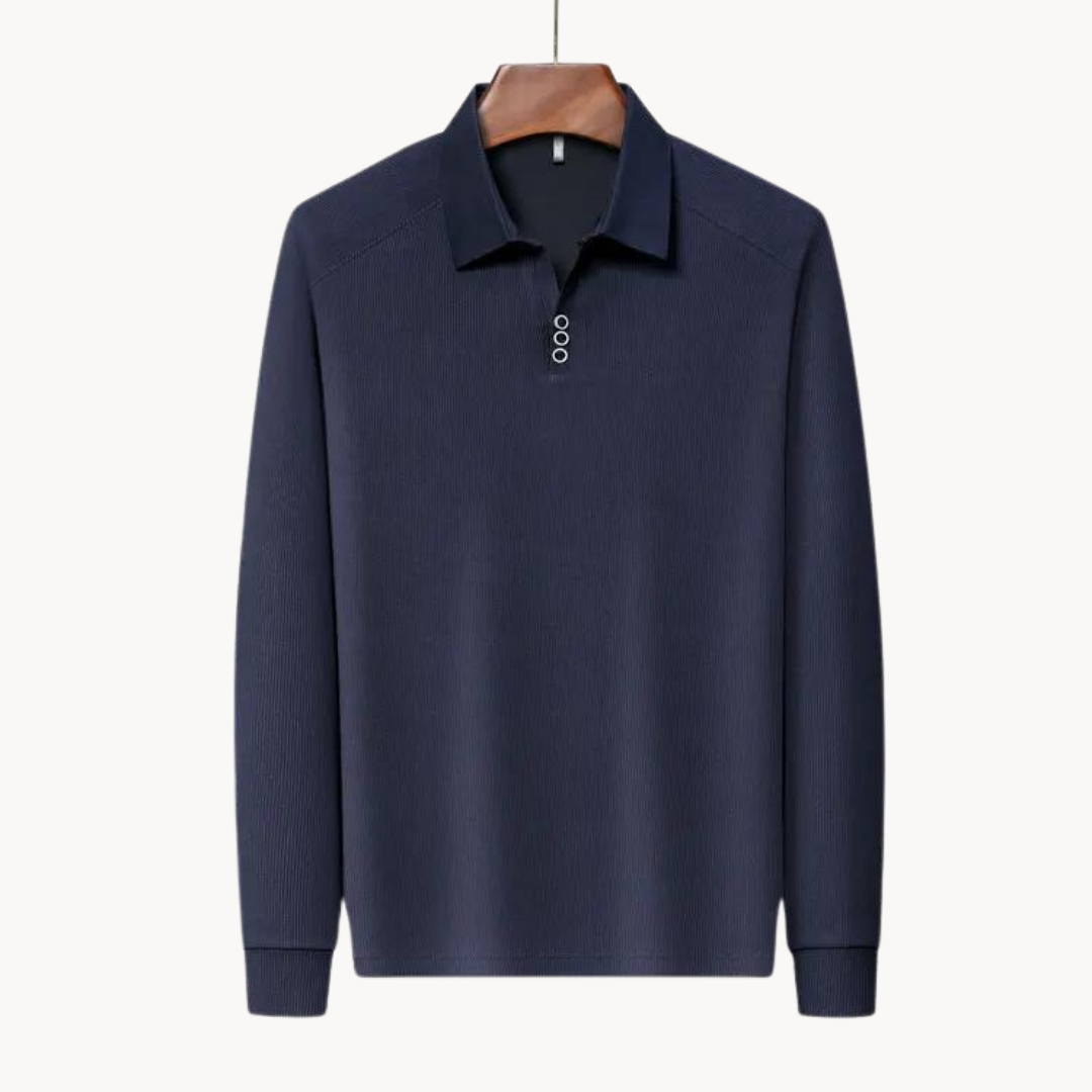 Moda™ | Versatile Langarm Poloshirt