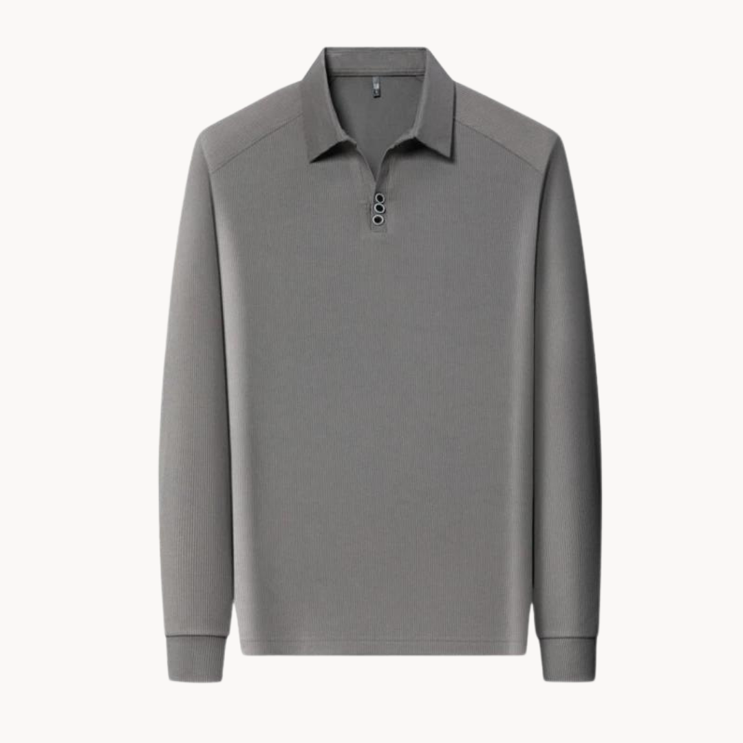Moda™ | Versatile Langarm Poloshirt