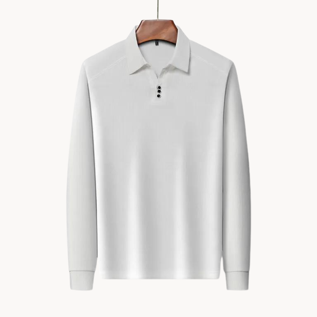 Moda™ | Versatile Langarm Poloshirt