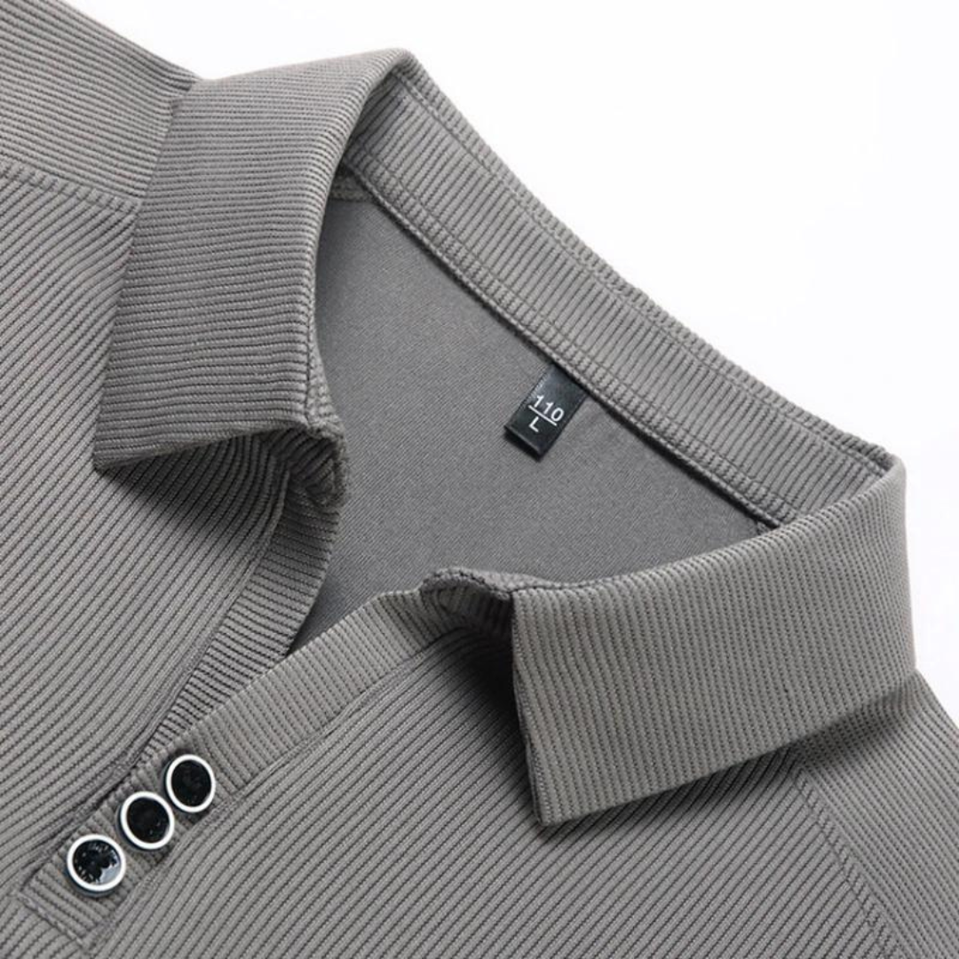 Moda™ | Versatile Langarm Poloshirt