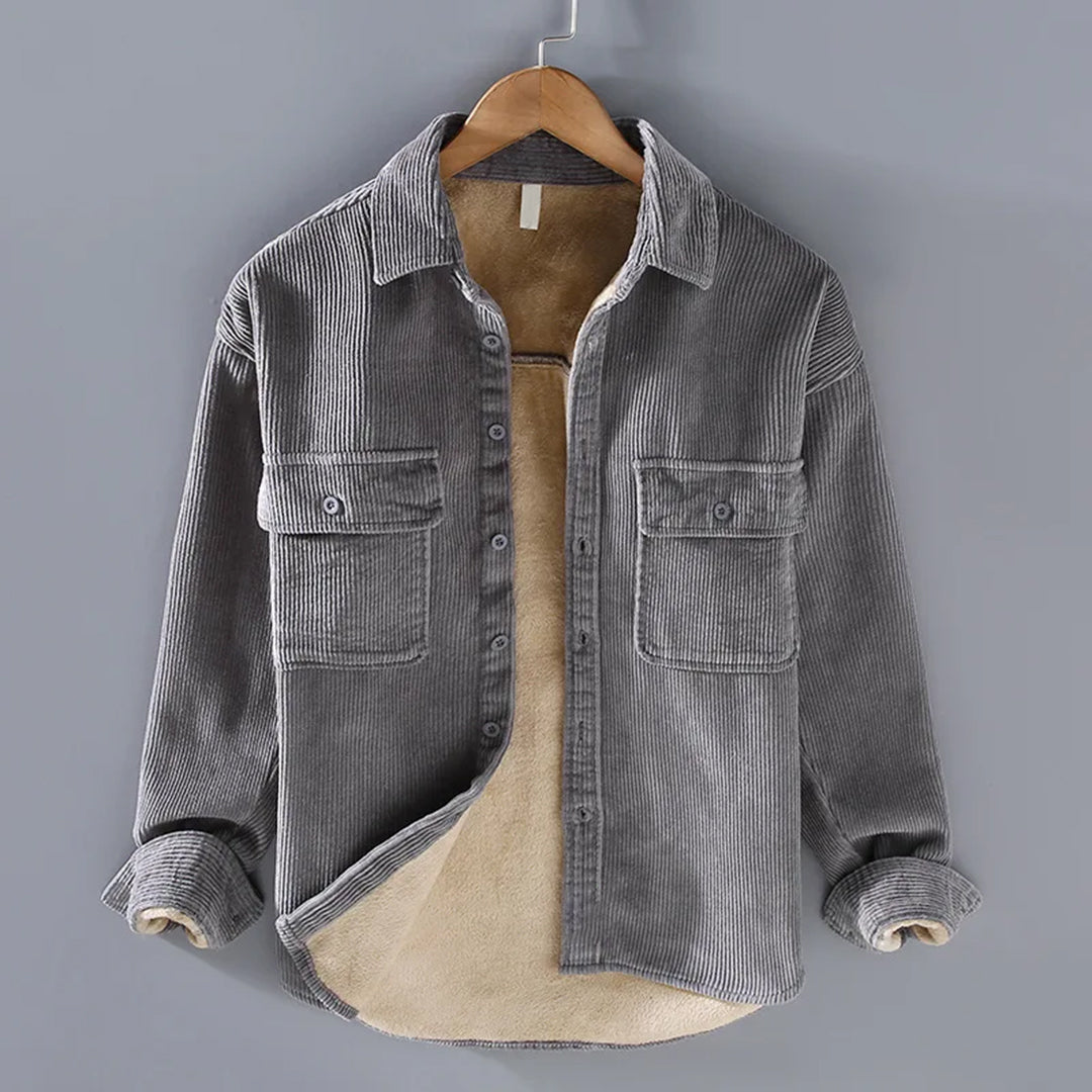 Moda™ | Stilvolles Cord-Winterhemd für Herren