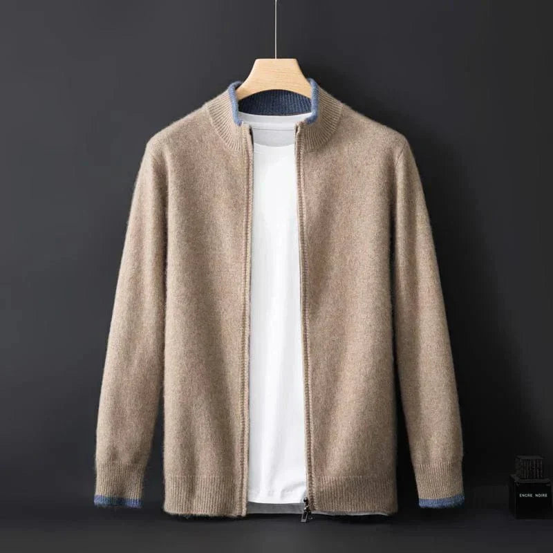 Erik™ | Zip Up Kaschmir Jacke