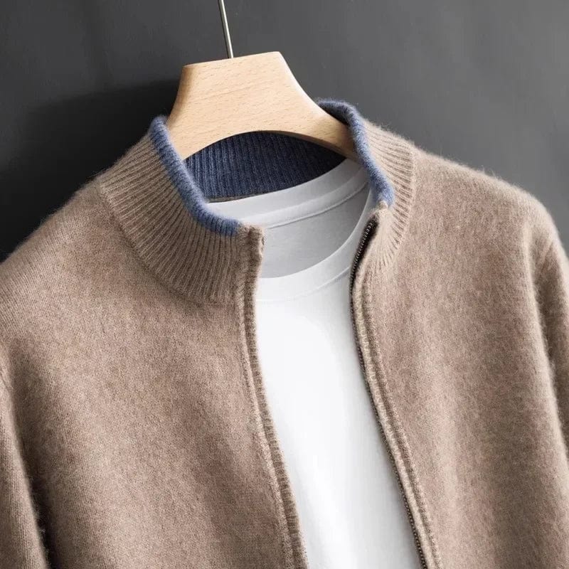 Erik™ | Zip Up Kaschmir Jacke