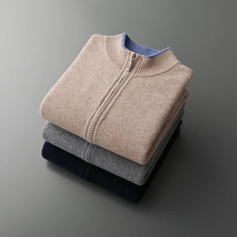 Erik™ | Zip Up Kaschmir Jacke