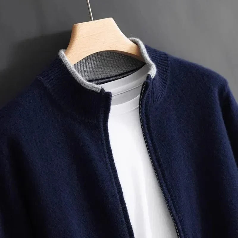 Erik™ | Zip Up Kaschmir Jacke