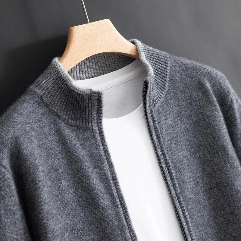 Erik™ | Zip Up Kaschmir Jacke