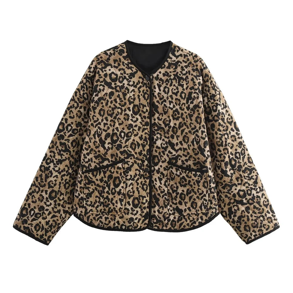 Animal Print Bomberjacken-Serie
