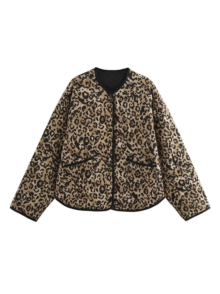 Moda™ | Damenjacke im Leopardenmuster