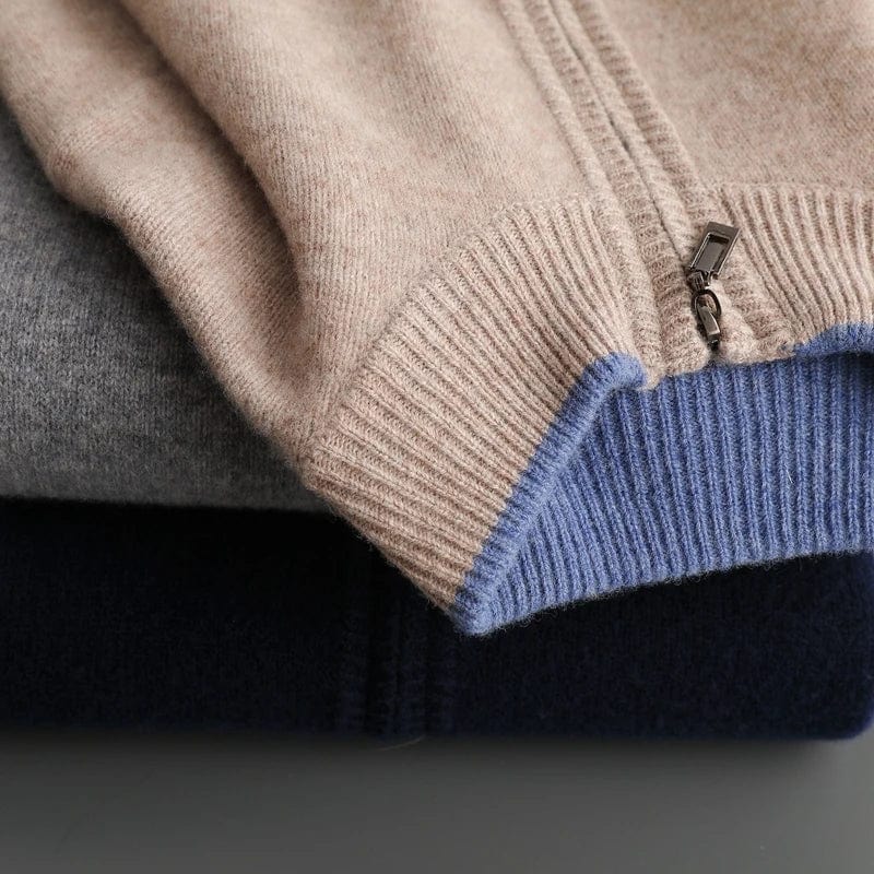 Erik™ | Zip Up Kaschmir Jacke