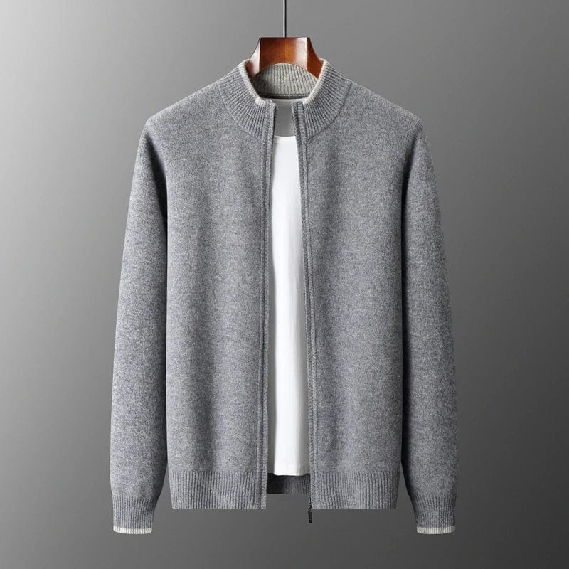 Erik™ | Zip Up Kaschmir Jacke