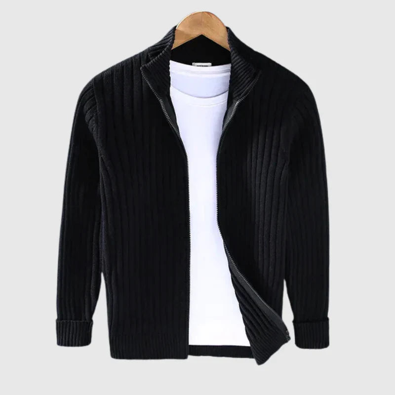 Moda™ | Stilvoller Zip-Up Pullover aus Baumwolle für Herren