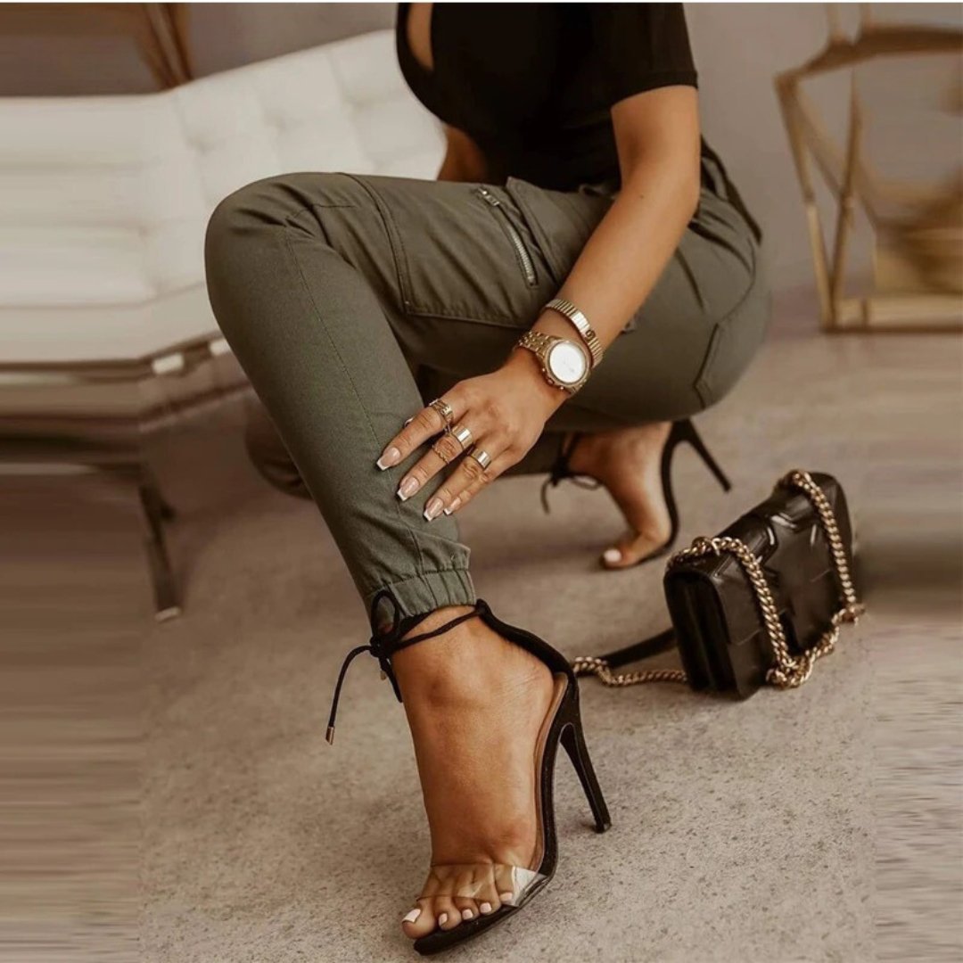 Damen Cargo Jeans