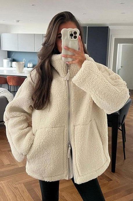 Nicole™ | Teddy-Fleecejacke