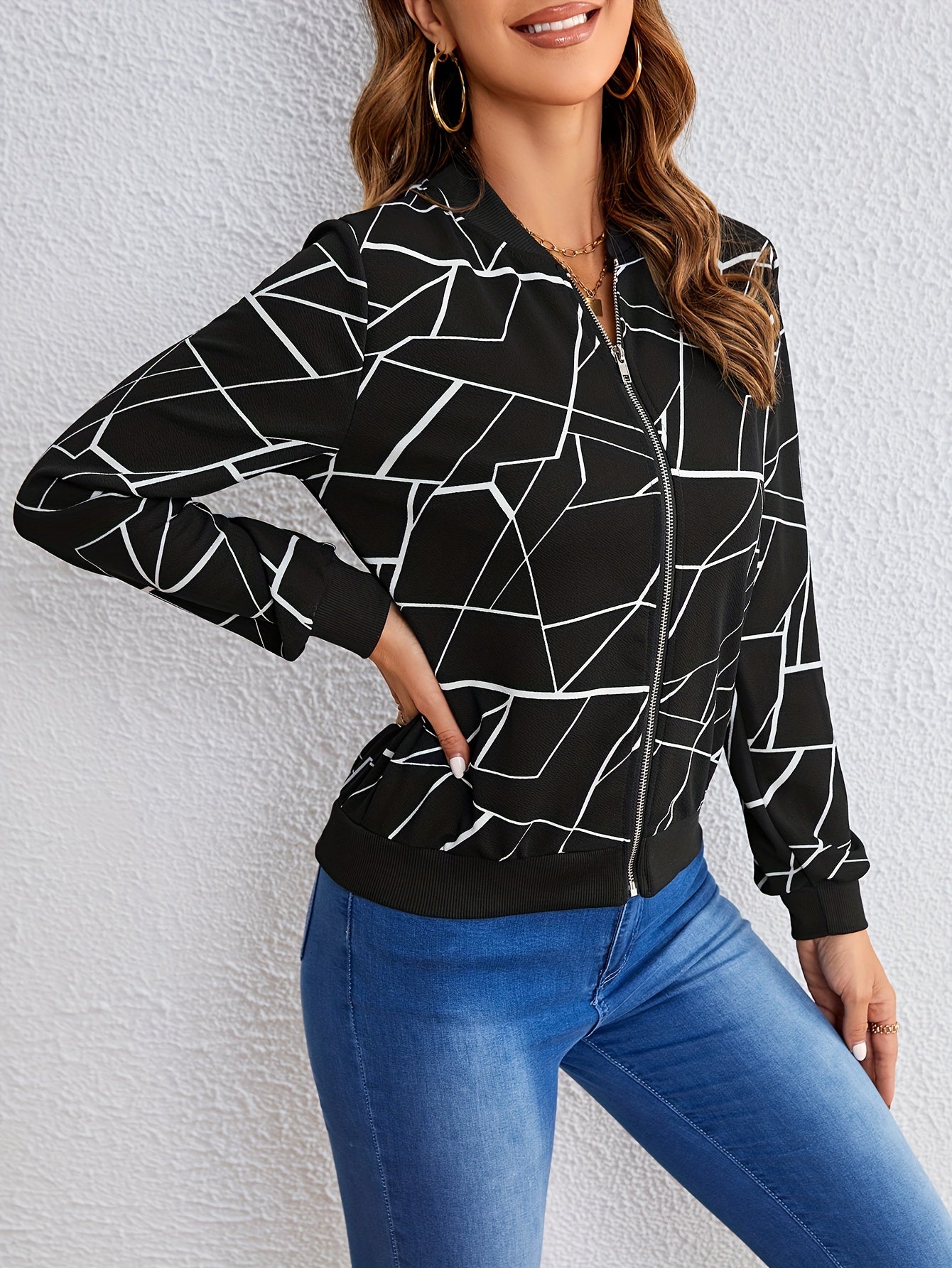 Cara™ | Geometrische Jacke