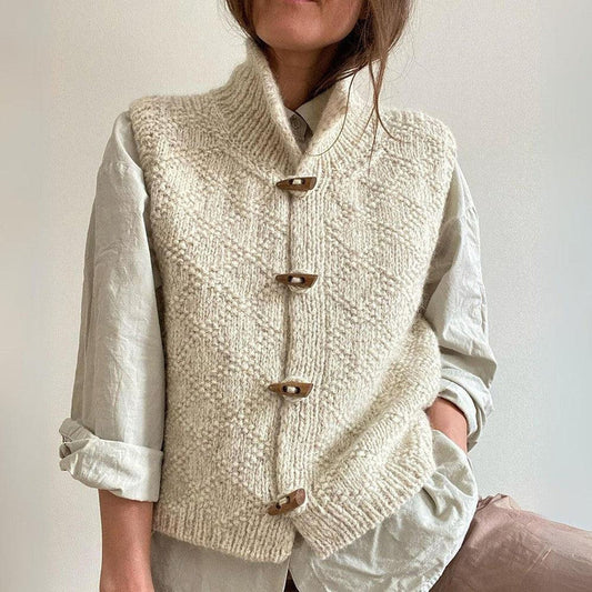 Moda™ | Stylische Ärmellose Strickjacke