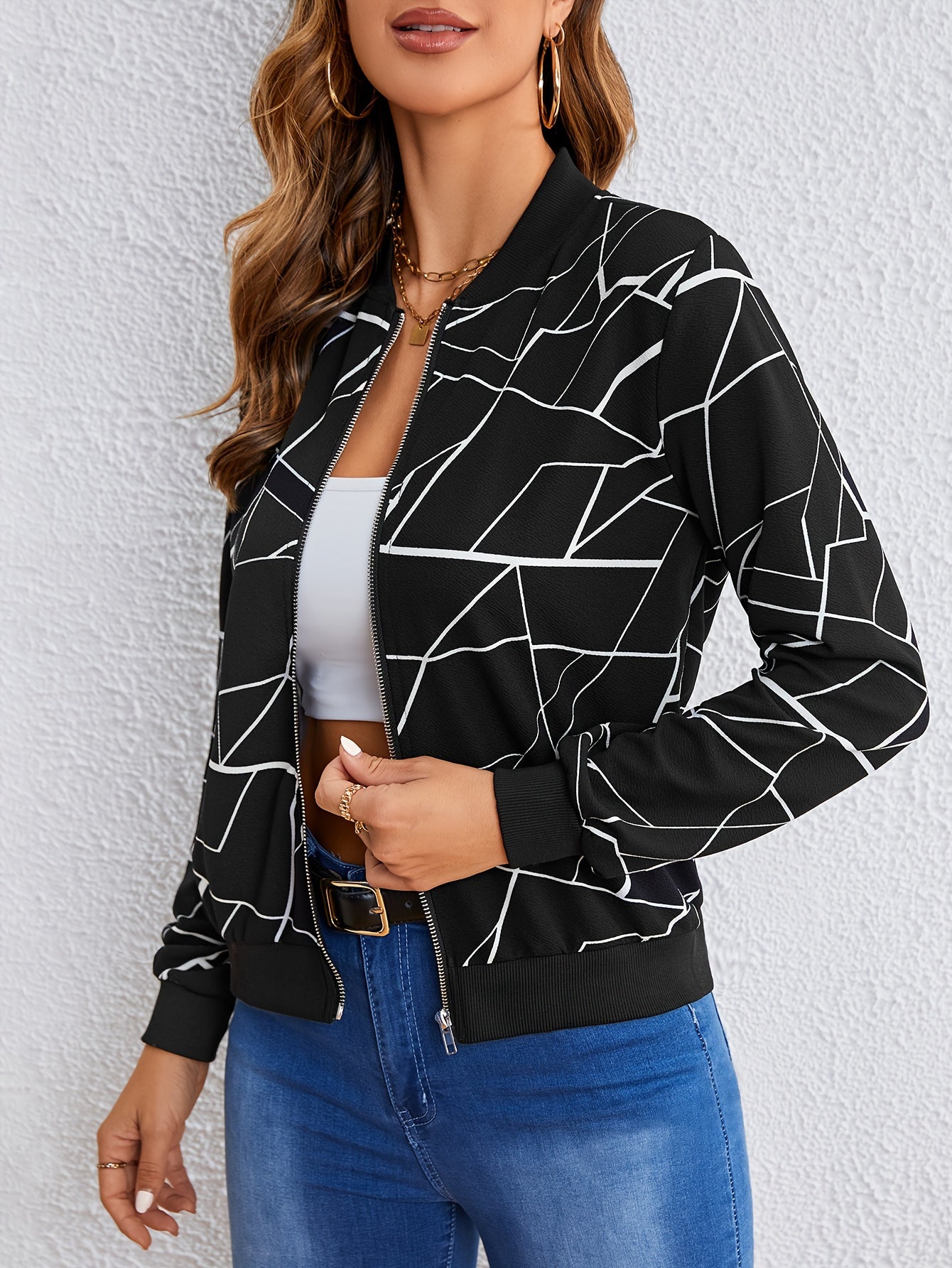 Cara™ | Geometrische Jacke