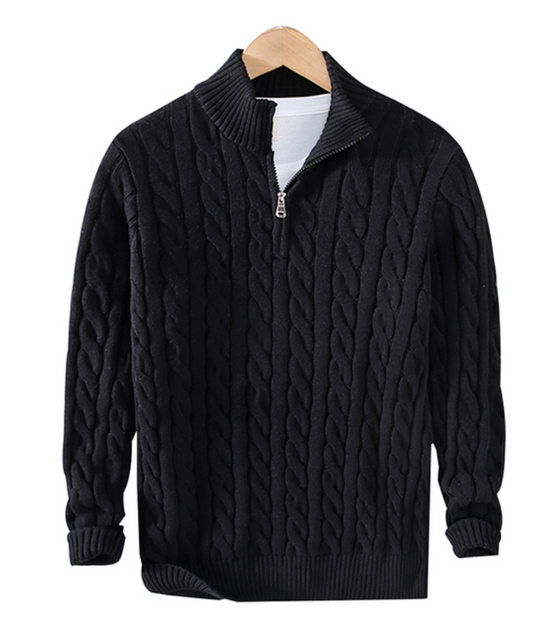 Moda™ | Eleganter Zip-Pullover für Herren