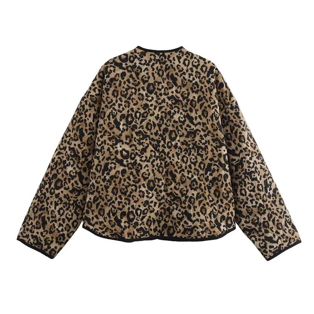 Animal Print Bomberjacken-Serie