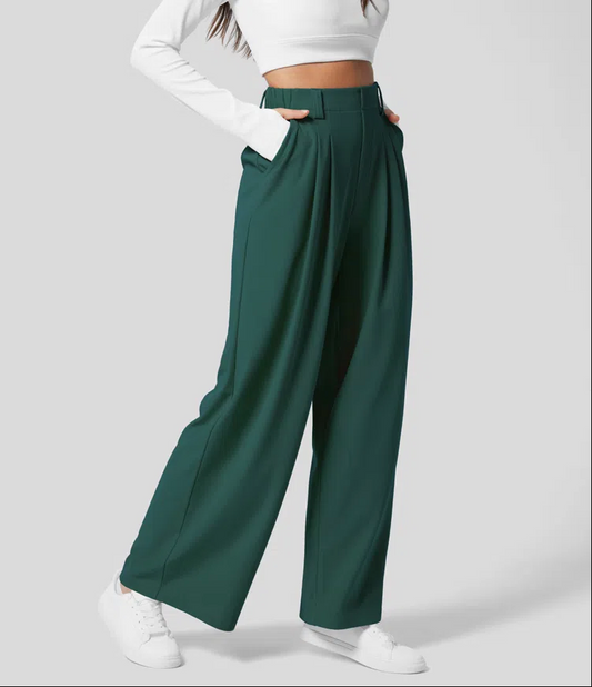 Bequeme und formende Hose | Dunkelgrün