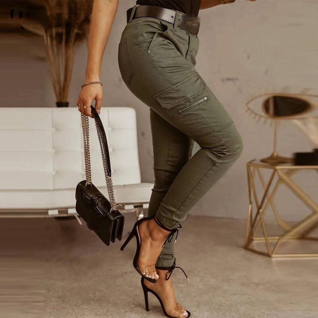 Damen Cargo Jeans 