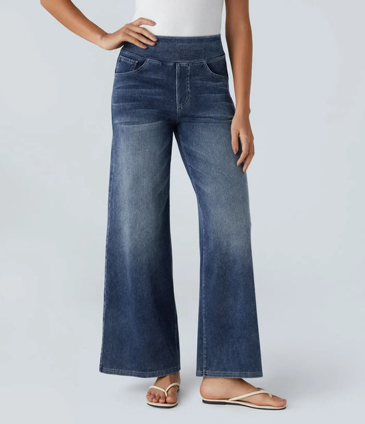 Moda™ | Elastische Hosen mit hohem Bund